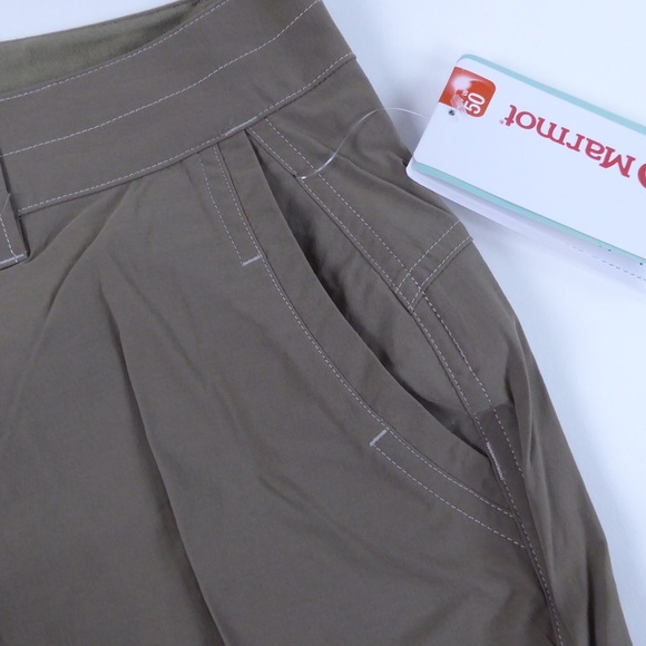 Marmot Women’s Kodachrome Stretch Nylon Hiking Quick Dry Cargo Pants Roll Up NWT - Picture 4 of 10
